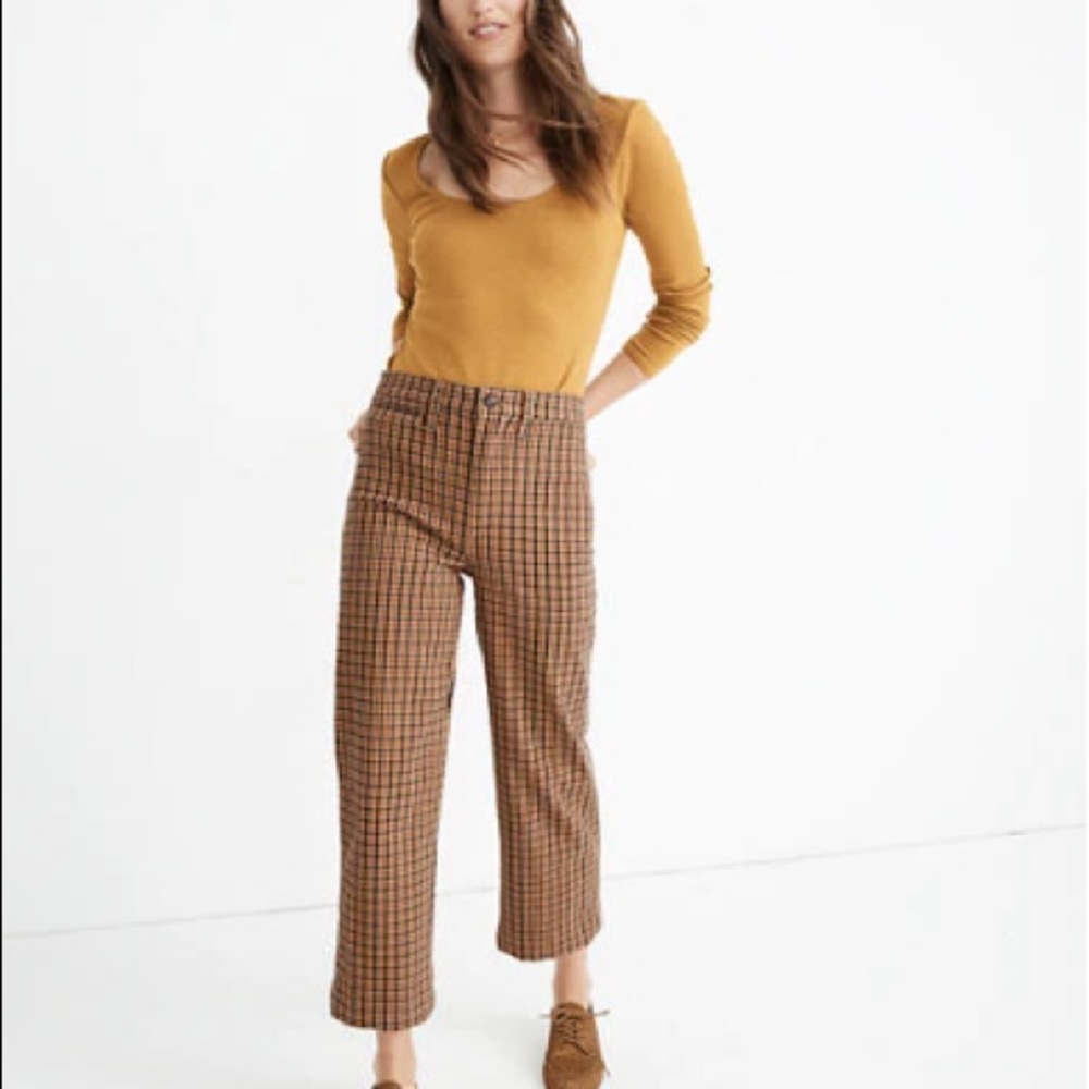 Madewell Slim Emmett Wife-Leg Crop Pants